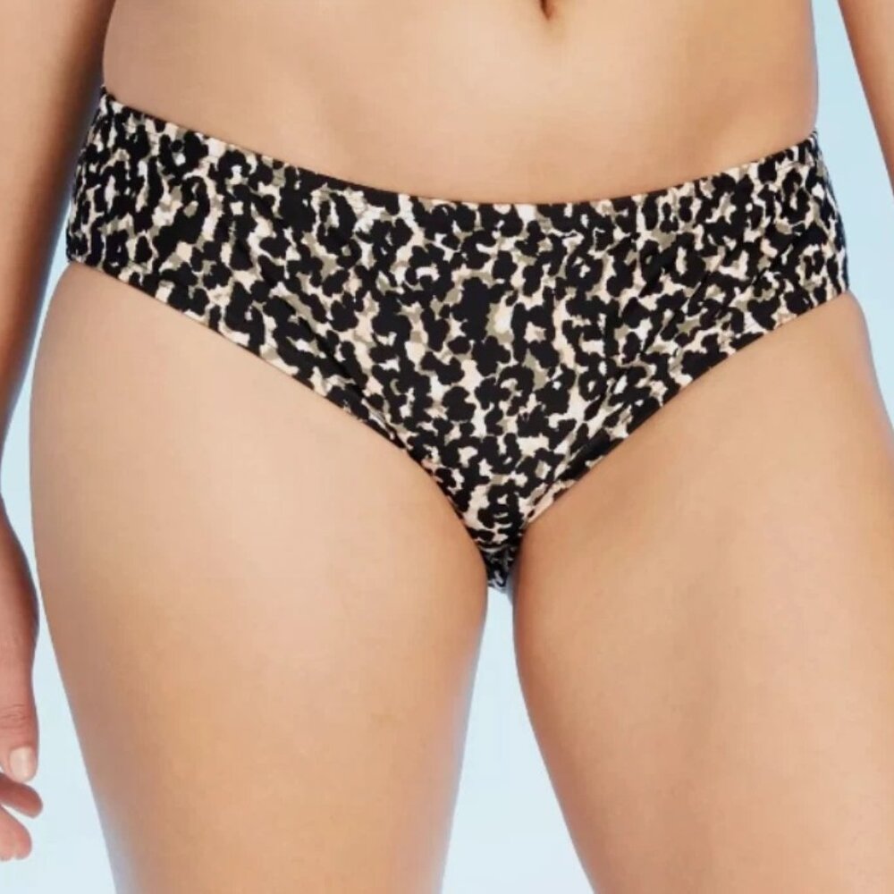 Kona Sol (Target) Animal Print Bikini Bottom Size L (12-14) NWT